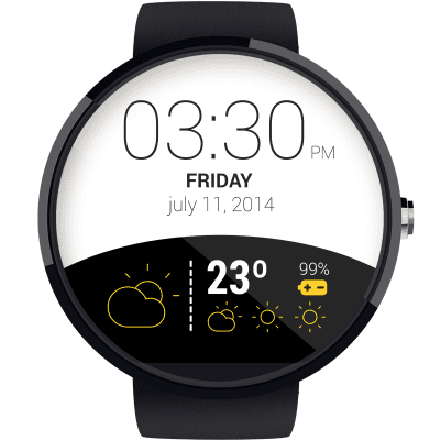 Capture d'écran de l'application Weather Wear Watch Face - #2
