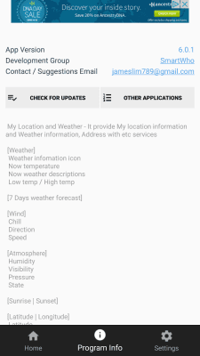 Capture d'écran de l'application Ma position et la boussole, Météo - #5