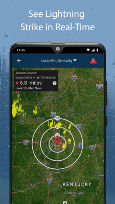 Capture d'écran de l'application WeatherBug - #2