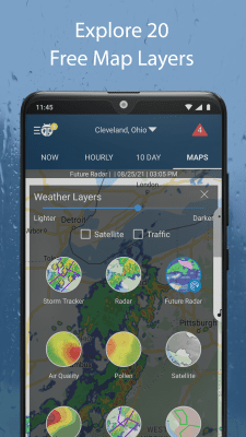 Capture d'écran de l'application WeatherBug - #4