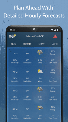 Capture d'écran de l'application WeatherBug - #6