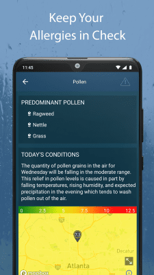 Capture d'écran de l'application WeatherBug - #7