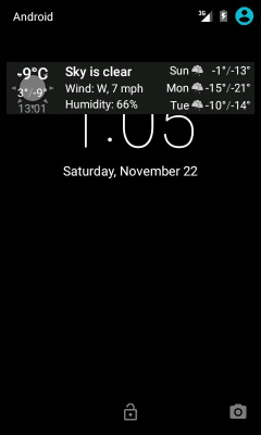 Capture d'écran de l'application Notification de la météo - #3