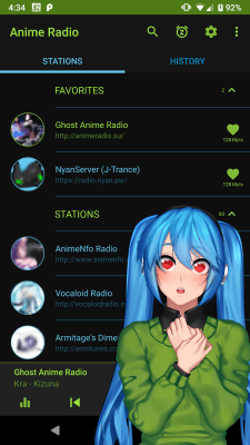 Capture d'écran de l'application Anime Radio - #1