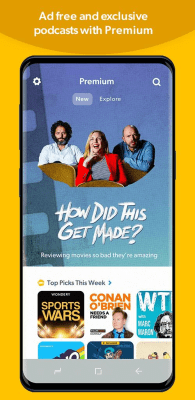 Capture d'écran de l'application Stitcher Radio for Podcasts - #3