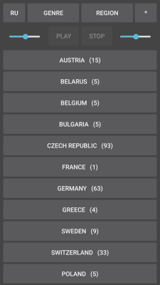 Capture d'écran de l'application Internet Radio - #5
