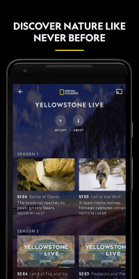 Capture d'écran de l'application Nat Geo TV - #1