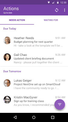 Capture d'écran de l'application HCL Verse (formerly IBM Verse) - #5