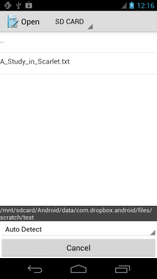Capture d'écran de l'application Jota+ Google Drive Connector - #2