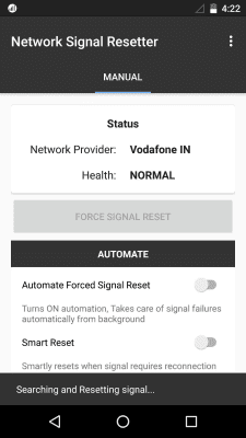 Capture d'écran de l'application Network Signal Resetter Free - #2