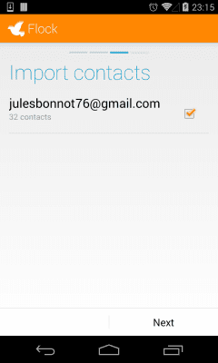 Capture d'écran de l'application Flock - #4