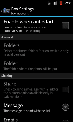 Capture d'écran de l'application Auto Uploader - DISCONTINUED - #5