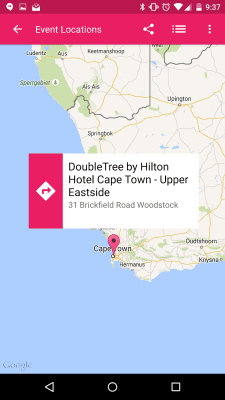 Capture d'écran de l'application Interactive Events - #4
