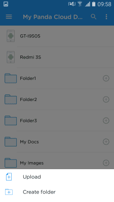 Capture d'écran de l'application Panda Cloud Drive - #3