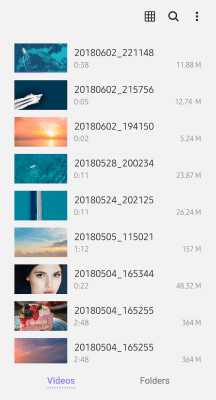 Capture d'écran de l'application Samsung Video Library - #2