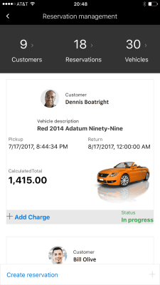 Capture d'écran de l'application Microsoft Finance and Operations (Dynamics 365) - #3