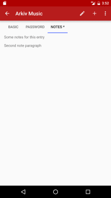 Capture d'écran de l'application PasswdSafe - #6