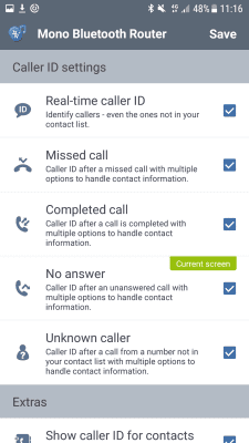 Capture d'écran de l'application Mono Bluetooth Router - #4