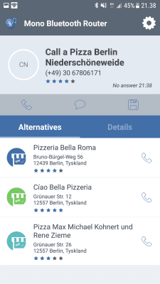 Capture d'écran de l'application Mono Bluetooth Router - #6