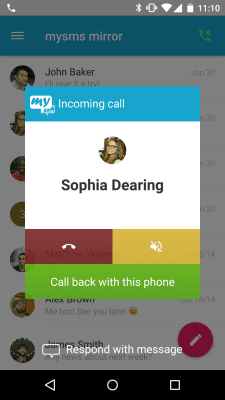 Capture d'écran de l'application Forward SMS texting w/ 2phones - #4