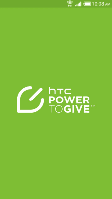 Capture d'écran de l'application HTC Power To Give - #2
