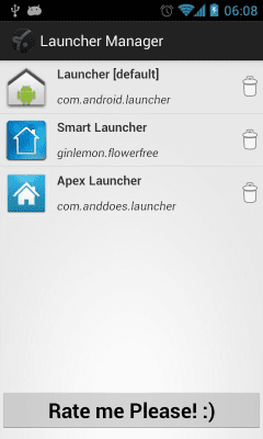 Capture d'écran de l'application Launcher Manager - #1