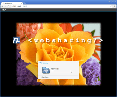 Capture d'écran de l'application WebSharingLite (File Manager) - #2