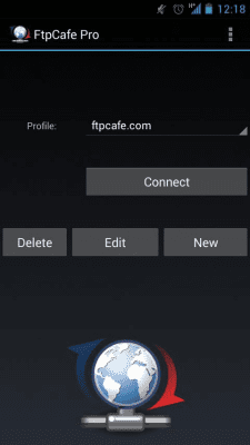 Capture d'écran de l'application FtpCafe Client FTP - #1