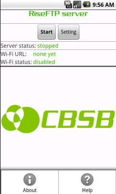 Capture d'écran de l'application Rise FTP Server - #3
