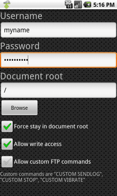 Capture d'écran de l'application FTP Server Ultimate - #4