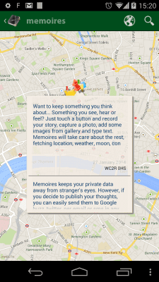 Capture d'écran de l'application Mémoires : journal intime - #8