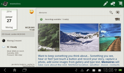Capture d'écran de l'application Mémoires : journal intime - #11