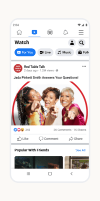Capture d'écran de l'application Facebook - #6