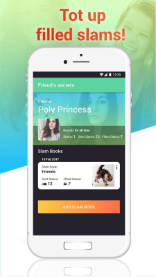Capture d'écran de l'application Questionnaire Secrets d'amis - #3