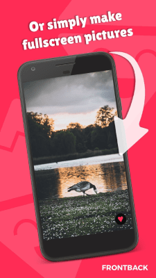 Capture d'écran de l'application Frontback - Photo dans les médias sociaux - #3
