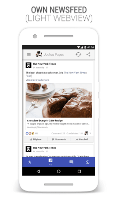 Capture d'écran de l'application Fast Facebook - #6