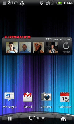 Capture d'écran de l'application Flirtomatic - #5