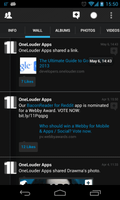 Capture d'écran de l'application Friendcaster - #3