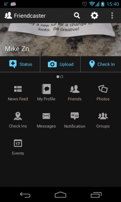Capture d'écran de l'application Friendcaster - #5