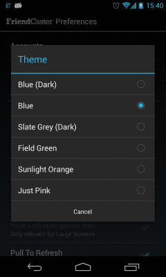 Capture d'écran de l'application Friendcaster - #6
