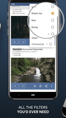 Capture d'écran de l'application BaconReader for Reddit - #6