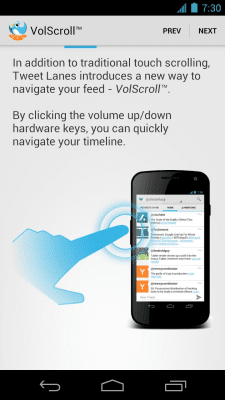 Capture d'écran de l'application Tweet Lanes - #3