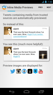 Capture d'écran de l'application Tweet Lanes - #4