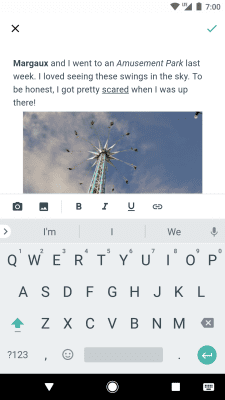 Capture d'écran de l'application Blogger - #3