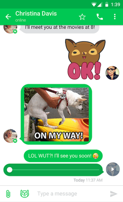 Capture d'écran de l'application Nextplus Free SMS Text + Calls - #6
