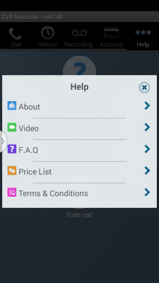 Capture d'écran de l'application Call Recorder - IntCall - #6