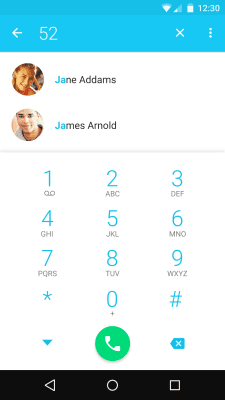 Capture d'écran de l'application Dialer + - #1