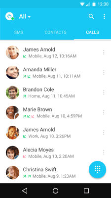Capture d'écran de l'application Dialer + - #4