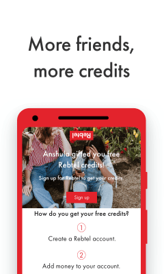 Capture d'écran de l'application Rebtel: Cheap and Free Calls - #6