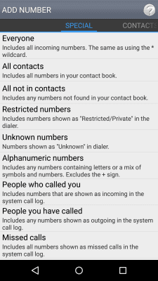Capture d'écran de l'application Call Master - #4